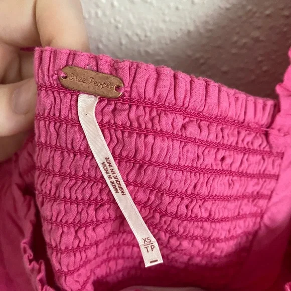 Free People pink leave it to me aurora top - Picture 3 of 5